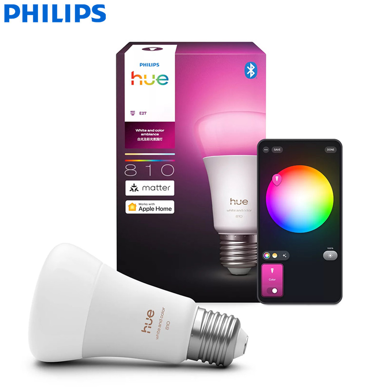 Philips Light Hue White - Philips Hue E27 A60 810LM, Bombilla