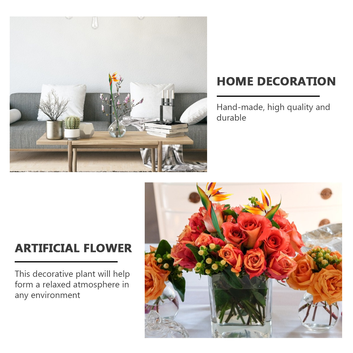 Flor de Strelitzia Artificial, - Bird Paradise Strelitzia reseña y precio